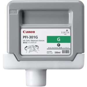 Cartridge Canon PFI-301G, zelená (green)