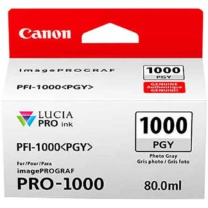 Cartridge Canon PFI-1000PGY, foto sivá (photo gray)