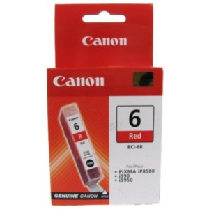 Cartridge Canon BCI-6R, červená (red)