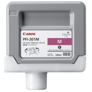 Cartridge Canon PFI-301M, purpurová (magenta)