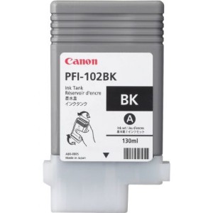 Cartridge Canon PFI-102BK, čierna (black)