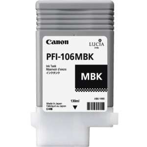 Cartridge Canon PFI-106MBK, matná čierna (matte black)