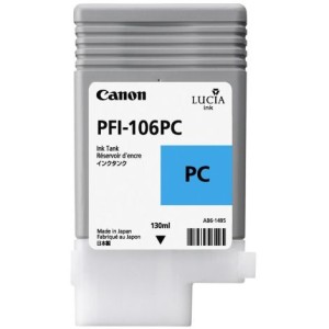 Cartridge Canon PFI-106PC, foto azúrová (photo cyan)