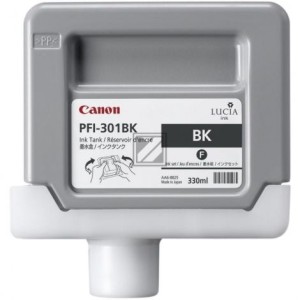 Cartridge Canon PFI-301BK, čierna (black)