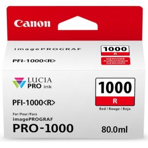 Cartridge Canon PFI-1000R, červená (red)