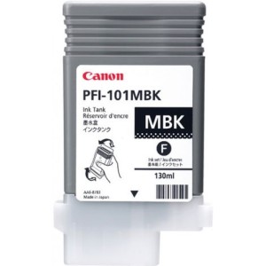 Cartridge Canon PFI-101MBK, matná čierna (matte black)